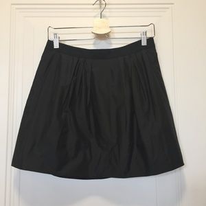 J.Crew Black Silk Mini-skirt Size 4